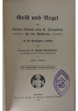 Zeit und regel, 1911r.