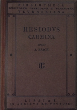 Hesiodi Carmina
