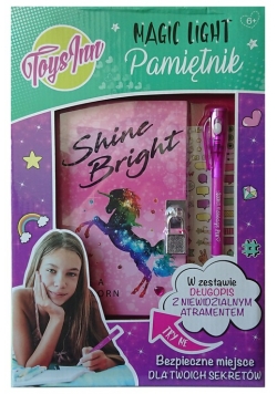 Pamiętnik Magic Light Unicorn