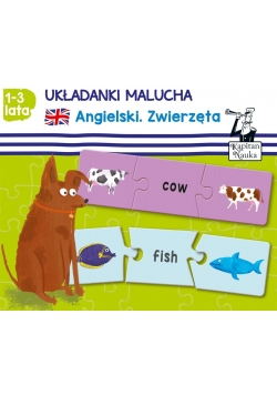 Układanki malucha. Angielski. Zwierzęta (1-3 lat)
