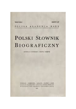 Polski Słownik Biograficzny Tom XXX/4