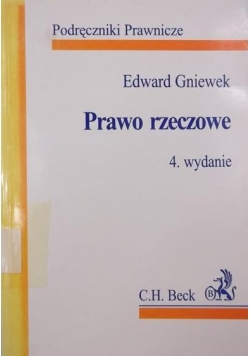 Prawo rzeczowe 4 wydanie