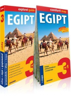 Explore!guide Egipt 3w1 przewodnik+atlas+mapa