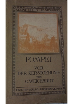 Pompei vor der Zerstoerung