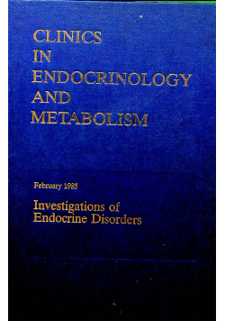 Clinics in Endocrinology and metabolism