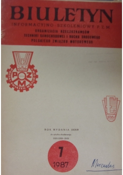 Biuletyn informacyjno-szkoleniowy P.Z.M.,Nr 7