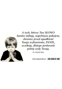 Magnes 21 na lodówkę A tych, którzy Twe SŁOWO