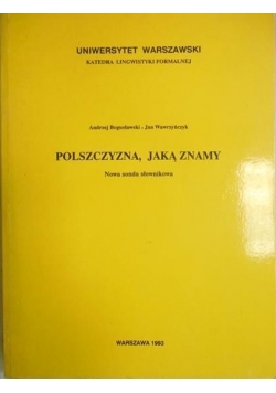 Polszczyzna, jaką znamy