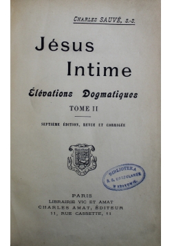 Jesus Intime Tom II 1902