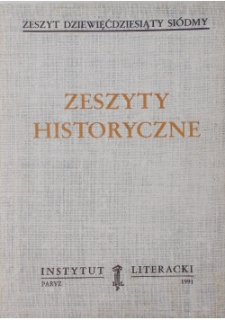 Zeszyty historyczne ,97