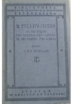 M Tvllivs Cicero 1913 r.