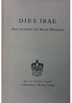 Dies Irae, 1918 r.