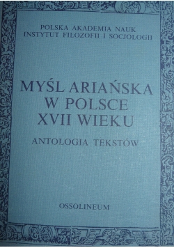 Myśl Ariańska XVII wieku