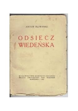 Odsiecz wiedeńska, reprint z 1933r.