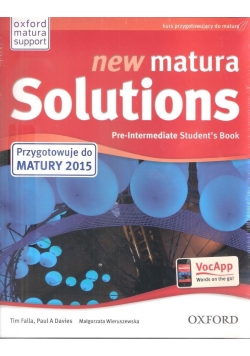 Matura Solutions N Pre-inter. 2E SB+Exam Brochure