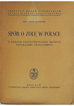 Spór o Zolę w Polsce