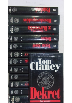 Tom Clancy, zestaw 13 książek