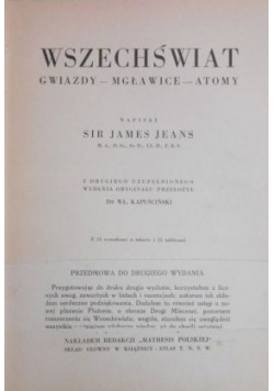 Wszechświat, 1932 r.