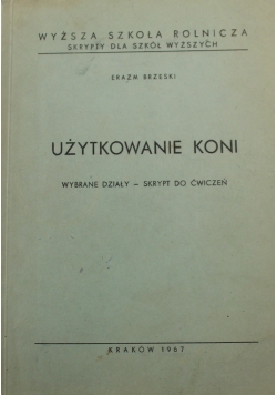 Użytkowanie koni