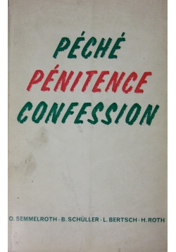Peche penitence confession