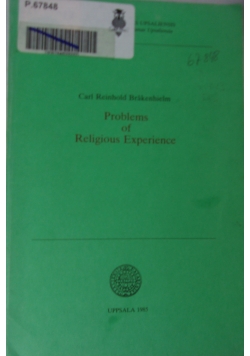 Problems of Religious Experience