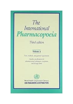 The international pharmacopoeia, volume 4