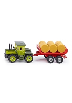 Siku 16 - Traktor MB z przyczepą do belek S1670