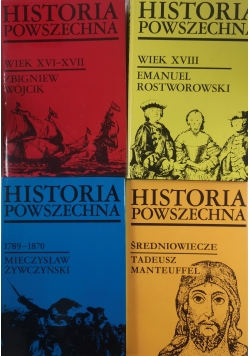 Historia Powszechna 4 tomów