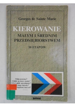 Kierowanie małym i średnim przedsiębiorstwem