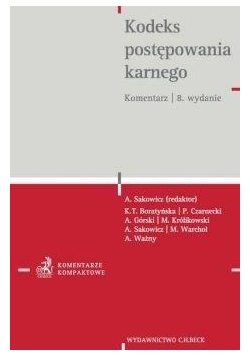 Kodeks postępowania karnego. Komentarz w.8