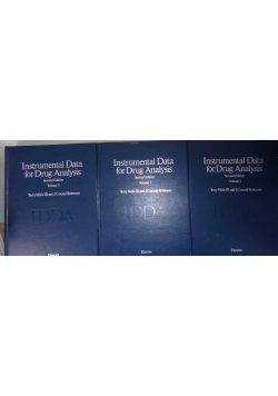 Instrumental Data for Drug Analysis, zestaw 3 książek