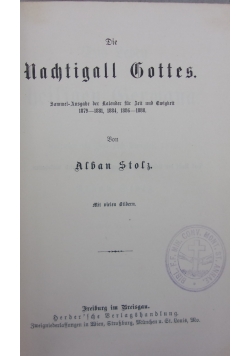 Die Nachtigall Gottes ,1904r.