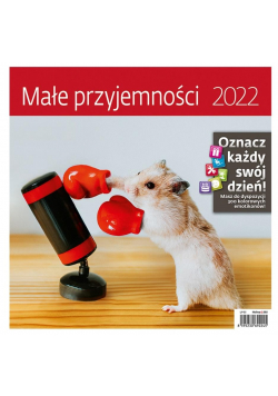 Kalendarz 2022 z naklejkami Małe przyjemności
