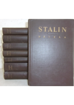 Stalin Dzieła, zestaw 8 książek