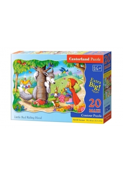 Puzzle 20 maxi - Czerwony Kapturek CASTOR