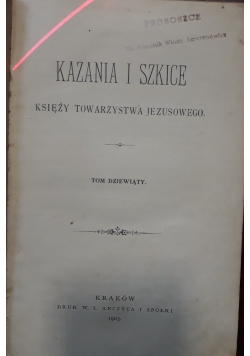 Kazania i szkice, tom 9, 1905 r.