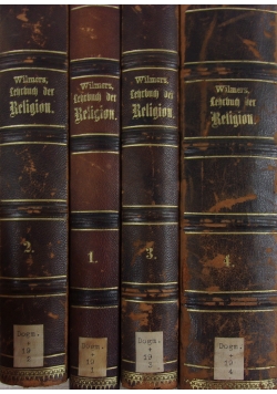 Lehrbuch der religion I- IV, ok. 1885 r