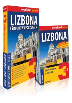 Lizbona i środkowa Portugalia 3w1 Przewodnik+atlas+mapa