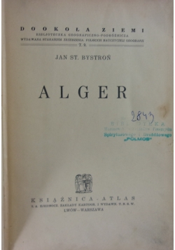 Alger,ok 1934r.