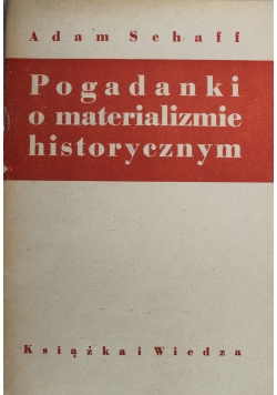 Pogadanki o materializmie historycznym 1949 r.