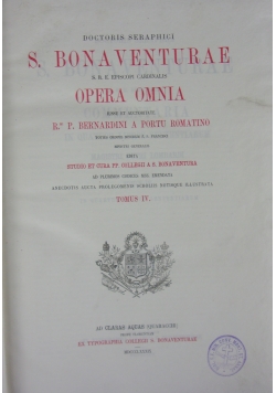 Opera Omnia, t. IV, 1889 r.