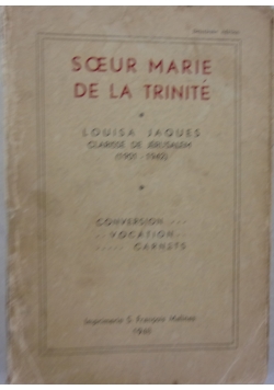 Soeur Marie de la trinite, 1948r.