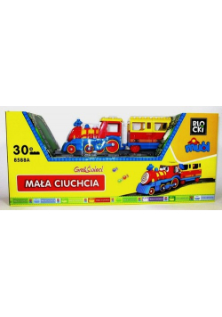 Klocki MUBI mała ciuchcia na baterie 30 elementów