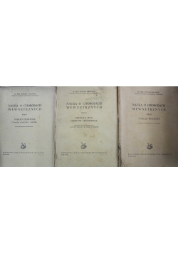 Nauka o chorobach wewnętrznych, tom 3-6