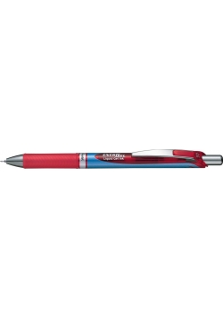 Cienkopis EnerGel BLN75 czerwony (12szt) PENTEL