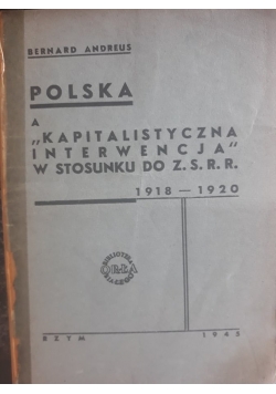 Polska a kapitalistyczna interwencja w stosunku do ZSRR, 1945 r.