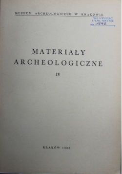 Materiały Archeologiczne VI