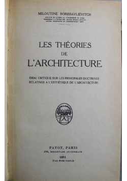 Les Theories De LArchitecture