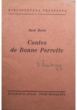 Contes de Bonne Perrette 1938 r.