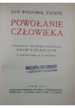 Powołanie człowieka 1911 r.